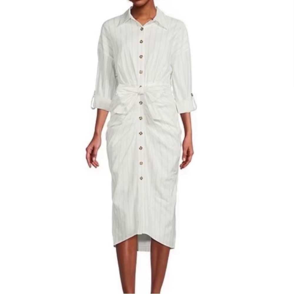 Antonio Melani Roxanne Striped Button-Up Dress